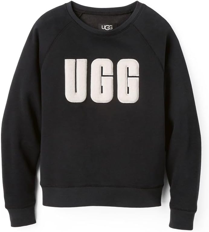 トップス Madeline Fuzzy Logo Crewneck UGG Women's Madeline Fuzzy Logo Crewneck, Grey Heather